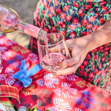 Kip & Co Tickled Pink Christmas Glass Tumbler