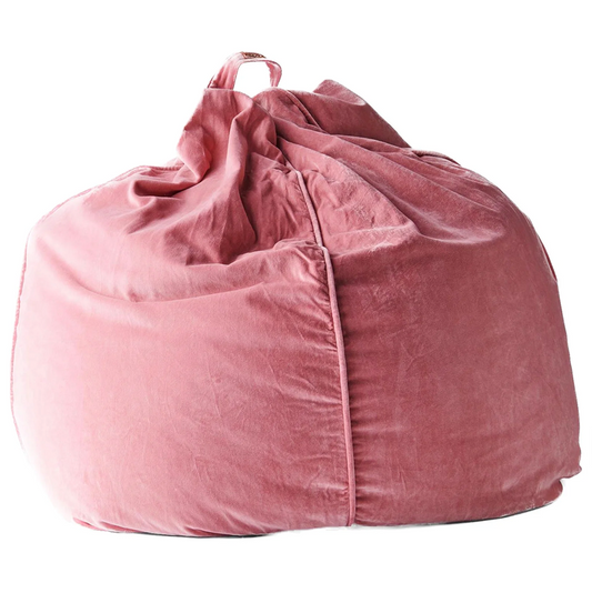 Kip & Co Dusty Pink Velvet Beanbag