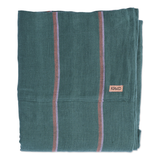 Kip & Co Wakame Crush Stripe Linen Flat Sheet