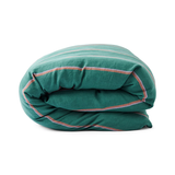 Kip & Co Wakame Crush Stripe Linen Quilt Cover