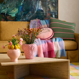 Kip & Co Wakame Crush Stripe Upholstery Square Lounge Cushion