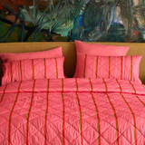 Kip & Co Wategos Soiree Stripe Organic Cotton Quilted Bedspread Large