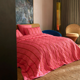 Kip & Co Wategos Soiree Stripe Organic Cotton Quilted Bedspread Large