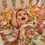 Kip&Co x Fairyland Fairy Garden Organic Cotton Baby Fitted Sheet