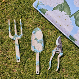 Kip & Co Hydrangea Blue Garden Tools and Gloves Set