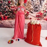 Kip & Co Red Boucle Santa Sack