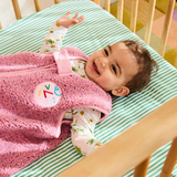 Kip & Co Tarragon Stripe Organic Cotton Baby Fitted Sheet