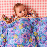 Kip & Co Bunch of Fun Organic Cotton Quilted Cot Bedspread