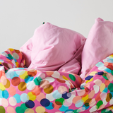 Kip & Co Confetti Pink Organic Cotton Quilt Cover