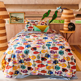 Kip & Co Fishy Business Organic Cotton Quilt Cover