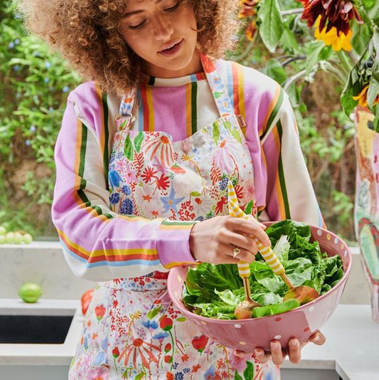 Kip & Co Meandering Meadow Linen Apron