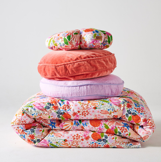 Kip & Co Meandering Meadow Organic Cotton Quilt Cover