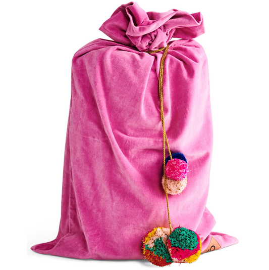 Kip & Co Rose Velvet Santa Sack One Size