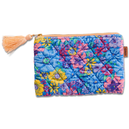 Kip & Co Bunch of Fun Velvet Cosmetics Purse