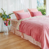 Kip & Co Dusty Rose Velvet Pillowcase Set