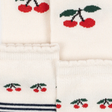 Konges Slojd Jacquard 2 Pack Socks - Cherry