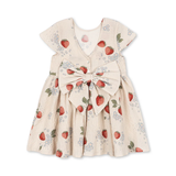 Konges Slojd Ava Bow Dress Marmelade Sun