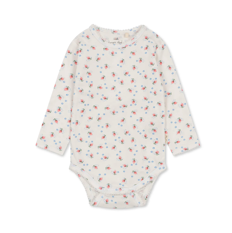 Konges Sløyd Classic Long Sleeve Bodysuit Brise De Ete