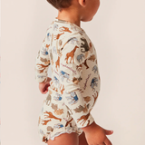 Konges Sløyd Classic Long Sleeve Bodysuit Elephantastic