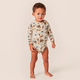 Konges Sløyd Classic Long Sleeve Bodysuit Elephantastic