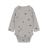 Konges Sløyd Classic Long Sleeve Bodysuit Lemon Harbor Free