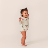 Konges Sløyd Classic Long Sleeve Bodysuit Ma Grande Cerise