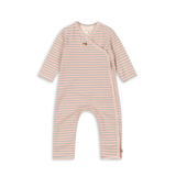Konges Sløjd Basic Kimono Onesie Stripe Tricolore Petit