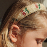 Konges Slojd Beaded Head Band Cherry