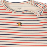 Konges Sløjd Basic Bodysuit Stripe Tricolore Petit