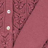 Konges Sløjd Cabby Frill Cardigan Deco Rose