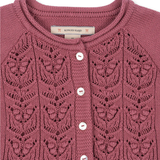 Konges Sløjd Cabby Frill Cardigan Deco Rose