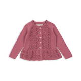 Konges Sløjd Cabby Frill Cardigan Deco Rose