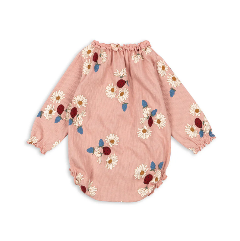 Konges Sløjd Chleo Bodysuit Ladybug Daisy Blush