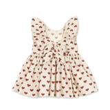 Konges Slojd Cianna Bow Dress Amour Rouge