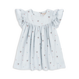 Konges Slojd Coco Dress Cherry Blue Coeur
