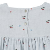 Konges Slojd Coco Dress Cherry Blue Coeur