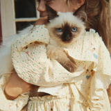 Konges Sløjd Elin Bow Dress Dot Miao Mist