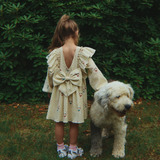 Konges Sløjd Elin Bow Dress Dot Miao Mist