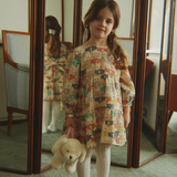 Konges Slojd Elin Long Sleeve Bow Dress - Like Cats & Dogs