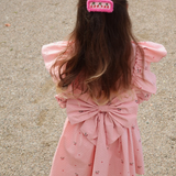 Konges Slojd Evia Frill Dress - Cherry Coeur