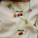 Konges Slojd Evia Cherry Dress Cloud Cream