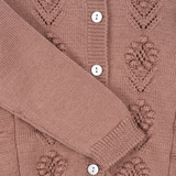 Konges Sløjd Fiol Frill Cardigan Burlwood