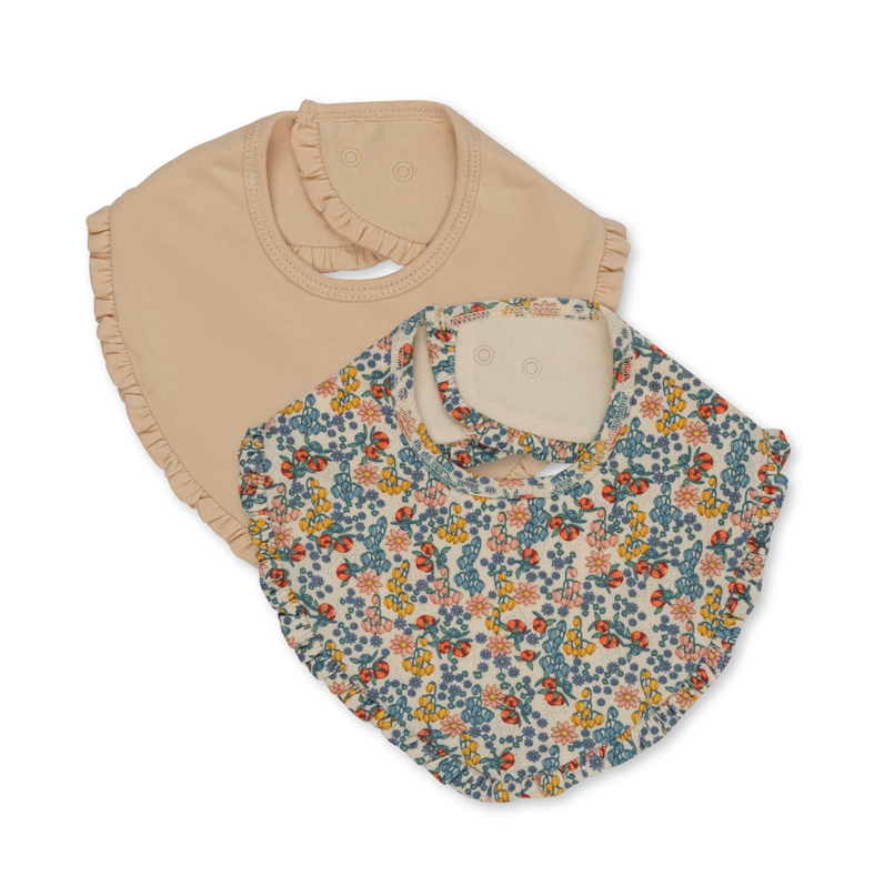 Konges Sløjd 2 Pack Frill Bibs - Bibi Fleur