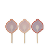 Konges Sløjd 3 Pack Ice Cream Moulds Lemon Rose Mix