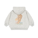 Konges Slojd Lou Sweat Zip Hoody Grey Melange