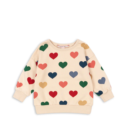 Konges Sløjd Lou Sweatshirt Bon Coeur Colore