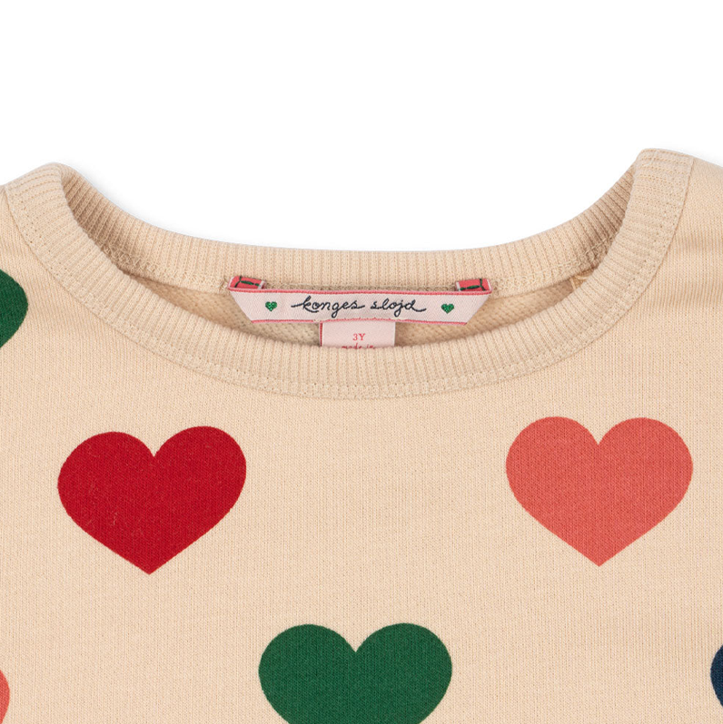 Konges Sløjd Lou Sweatshirt Bon Coeur Colore