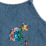 Konges Sløjd Magot Sequin Strap Dress Rainbow Star