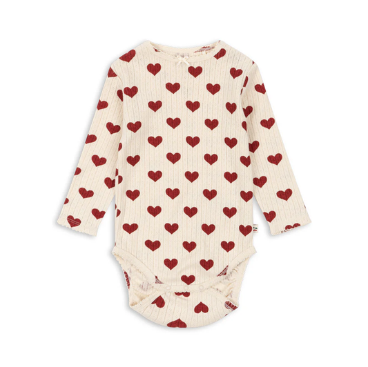 Konges Sløjd Minnie Bodysuit Amour Rouge