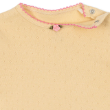 Konges Sløyd Minnie Long Sleeve Bodysuit Golden Fleece